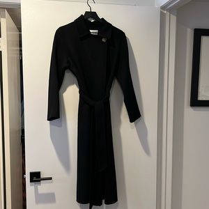 Black Long Silk Maison Jacket